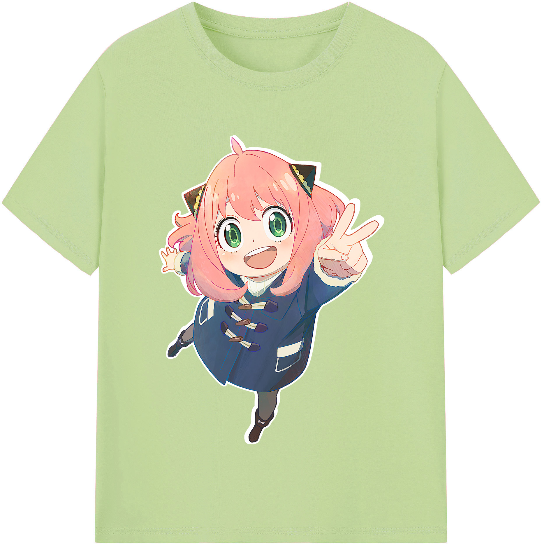 （画像用） SPY×FAMILY间谍家家酒 綿100％半袖Tシャツ（フロントプリント）